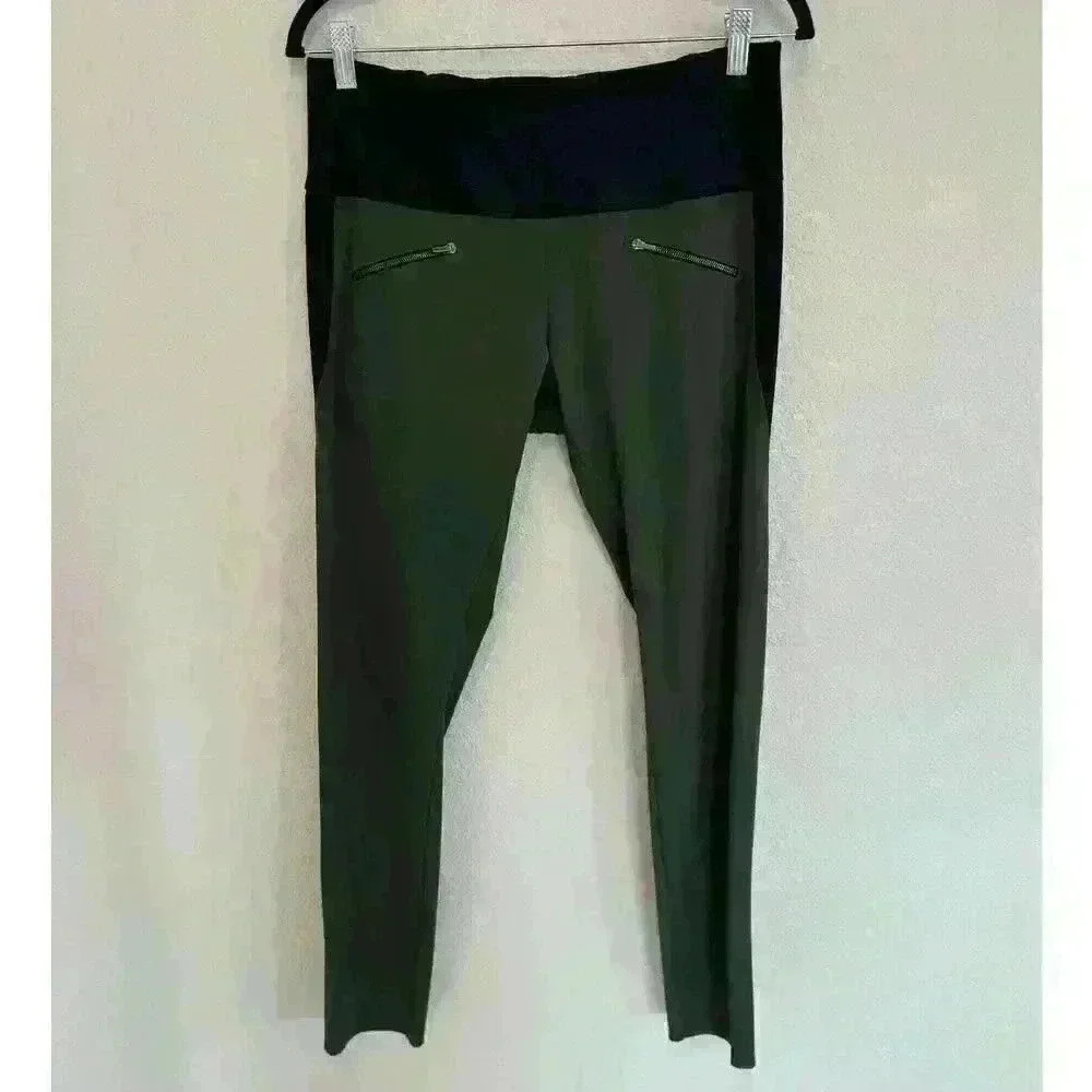 ADAY Throw & Roll Leggings With Pockets Moss Size L